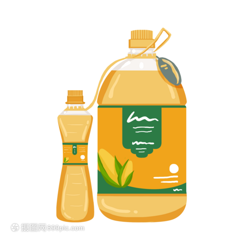 手繪風(fēng)食用油的藝術(shù)與健康